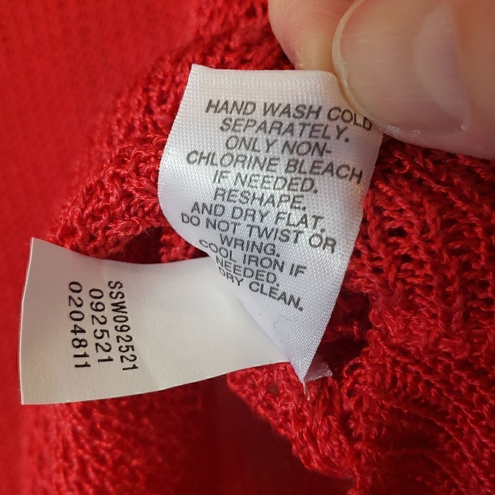 J. JILL Scoopneck Linen-Blend Lightweight Loose-knit Pullover Sweater - Picture 7 of 9